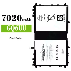 แบตเตอรี่โทรศัพท์มือถือ GQ6UU สำหรับรุ่น Google Pixel Toblet