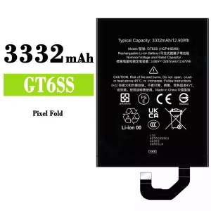 แบตเตอรี่โทรศัพท์มือถือ GT6SS สำหรับรุ่น Google Pixel Fold