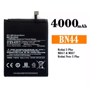 แบตเตอรี่โทรศัพท์มือถือ BN44 สำหรับรุ่น Xiaomi Redmi 5 Plus / Redmi Note 5 Plus