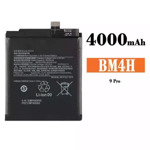 แบตเตอรี่โทรศัพท์มือถือ BM4H สำหรับรุ่น Xiaomi 9 pro