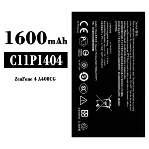 แบตเตอรี่โทรศัพท์มือถือ C11P1404 สำหรับรุ่น Asus ZenFone 4