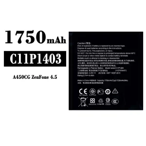 แบตเตอรี่โทรศัพท์มือถือ C11P1403 สำหรับรุ่น Asus ZenFone 4.5