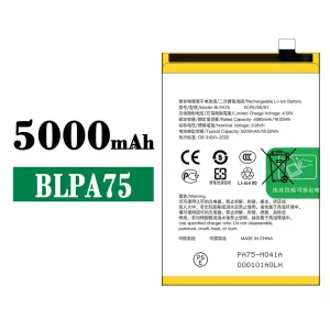 แบตเตอรี่โทรศัพท์มือถือ BLPA75 สำหรับรุ่น OPPO