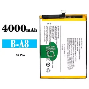 แบตเตอรี่โทรศัพท์มือถือ B-A8 สำหรับรุ่น VIVO X7 PLUS