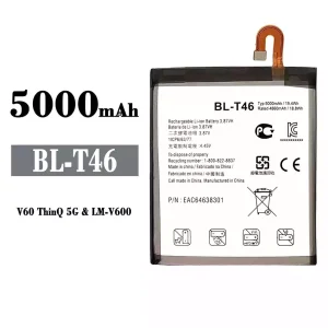 แบตเตอรี่โทรศัพท์มือถือ BL-T46 สำหรับรุ่น LG V60 ThinQ
