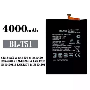 แบตเตอรี่โทรศัพท์มือถือ BL-T51 สำหรับรุ่น LG K42 / K52