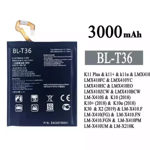 แบตเตอรี่โทรศัพท์มือถือ BL-T36 สำหรับรุ่น LG K11 Plus /K10 / K10+