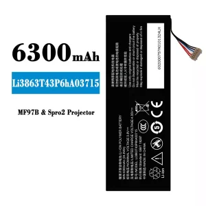 แบตเตอรี่โทรศัพท์มือถือ Li3863T43P6hA03715 สำหรับรุ่น ZTE MF97B/Spro2 Projector