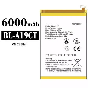 แบตเตอรี่โทรศัพท์มือถือ BL-A19CT สำหรับรุ่น General Mobile GM 22 Plus