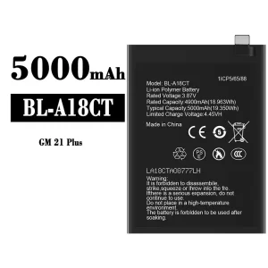 แบตเตอรี่โทรศัพท์มือถือ BL-A18CT สำหรับรุ่น General Mobile GM 21 Plus