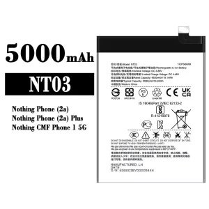 แบตเตอรี่โทรศัพท์มือถือ NT03 สำหรับรุ่น Nothing Phone 1 5G/2a/2a Plus