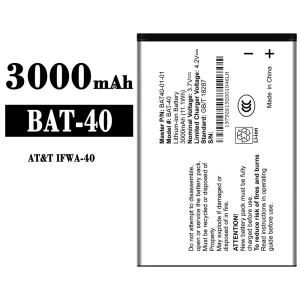 แบตเตอรี่โทรศัพท์มือถือ BAT-40 สำหรับรุ่น NetComm AT/T IFWA-40