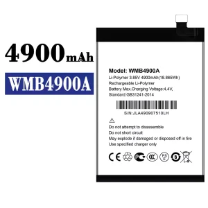 แบตเตอรี่โทรศัพท์มือถือ WMB4900A สำหรับรุ่น WALTON