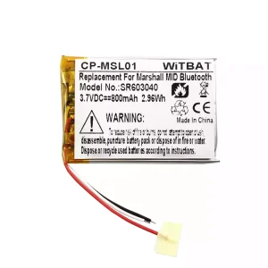 แบตเตอรี่หูฟังสำหรับ Marshall 603040,VDL603040,SR603040,Marshall MID,Major II,Major III,Major IV