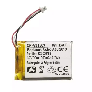 แบตเตอรี่หูฟังสำหรับ Astro A50 2019 2020 2021,623441