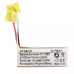 แบตเตอรี่หูฟังสำหรับ Sennheiser CX 7.00BT,Sennheiser Momentum In-Ear เคสชาร์จ