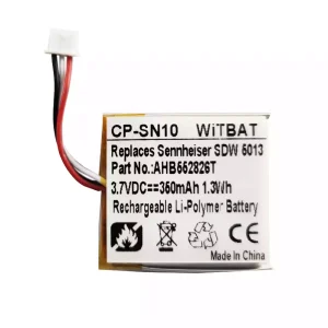 แบตเตอรี่หูฟังสำหรับ Sennheiser SDW 5013,SDW5014,SDW 5015,SDW 5016