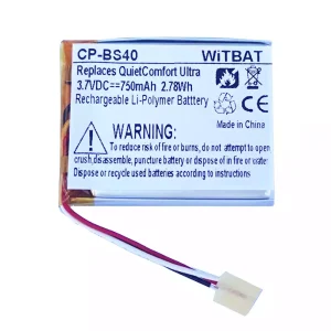 แบตเตอรี่หูฟังสำหรับ Bose QuietComfort Ultra