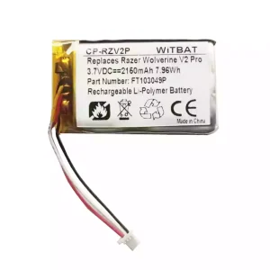 แบตเตอรี่หูฟังสำหรับ Razer Wolverine V2 Pro,FT103049P