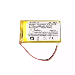 แบตเตอรี่หูฟังสำหรับ Sennheiser HDE 2020-D,HDE 2020-D II,HDE 2020-II