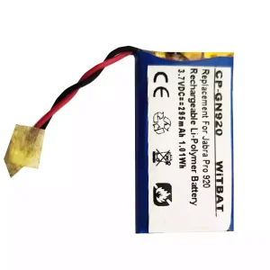 แบตเตอรี่หูฟังสำหรับ Jabra Pro 900,Pro 920,Pro 923,Pro 930,Pro 935,AHB512229PS