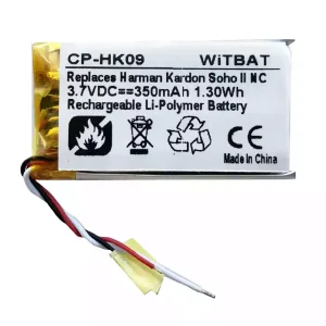 แบตเตอรี่หูฟังสำหรับ Harman Kardon Soho II NC,SR552035P