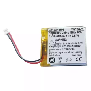 แบตเตอรี่หูฟังสำหรับ Jabra Elite 85h,Jabra Elite 75t,Evolve2 85,PL661935V