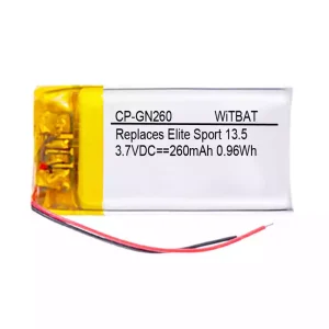 แบตเตอรี่หูฟังสำหรับ Jabra Elite Sport 13.5 เคสชาร์จ