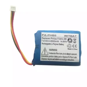 แบตเตอรี่ลำโพงสำหรับ Philips Fidelio E5,CSS7235Y