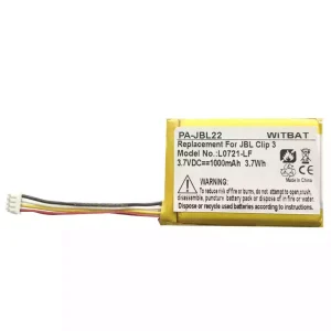 แบตเตอรี่ลำโพงสำหรับ JBL Clip 3,L0721-LF