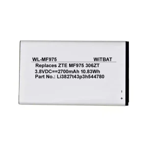 แบตเตอรี่เดิม ZTE 303ZT,305ZT,306ZT,MF975,MF975S,MF975U,Li3827t43p3h544780