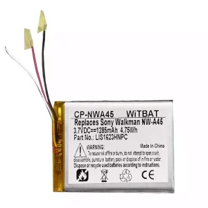 แบตเตอรี่เดิม Sony Walkman NW-ZX500 NW-ZX505 NW-ZX507,LIS1623HNPC
