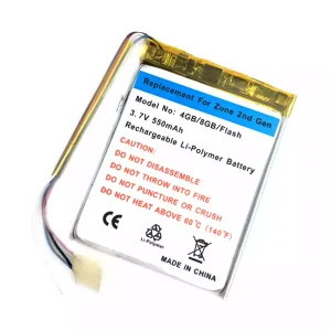 แบตเตอรี่เดิม Microsoft Zune 2 4GB,Zune 2 8GB,X814398-001