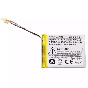 แบตเตอรี่เดิม SONY NW-ZX2,LIS1559HNPC
